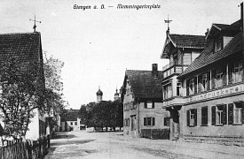 Memminger Torplatz aus den 1910ern