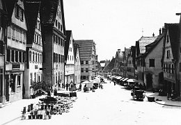 Krämermarkt von 1912 auf der Marktstraße
