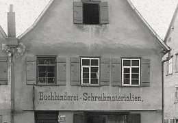 Buchbinderei in der Marktstraße 6