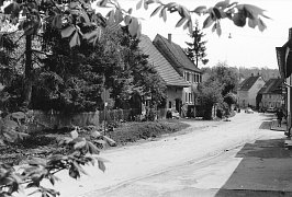 Blick die Oggenhauserstraße runter