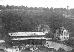 Alte Turnhalle noch ohne Bergschule