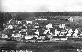 Ansicht Kolonie Schießberg 1942