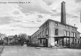 Postkarte der Filzfabrik