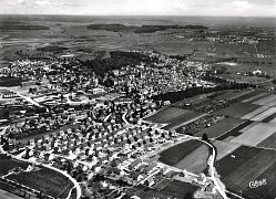 Luftaufnahme ganz Giengen 1957