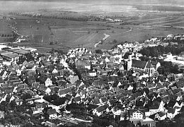 Luftaufnahme über Altstadt Richtung Irpfel
