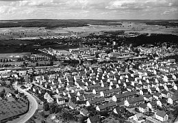 Luftaufnahme über Bruckersberg ins Ehbach 1967