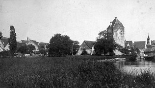 Panorma mit Pulverturm vor 1889