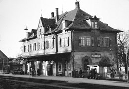 Bahnhof in den 50ern