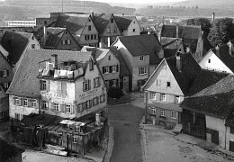 Blick von oben auf die vordere Tanzlaube
