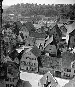 Blick vom Kirchturm auf Langestraße bis Bruckersberg