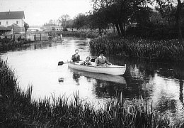 Bootspartie auf einem Brenzarm