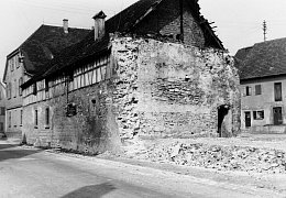 Abbruch Spitalstadel in der Wasserschapfgasse 5a