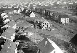 Blick vom Wasserturm 1957