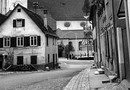 Feier auf dem Kirchplatz