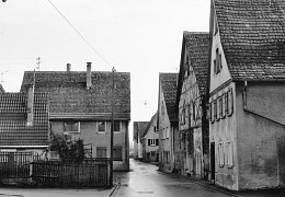 Blick die Wasserschapfgasse entlang