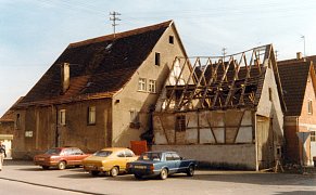 Stadel an der Ecke Fischgasse/Färberstraße