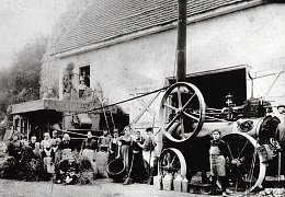 Die mobile Dampfmaschine Lokomobil