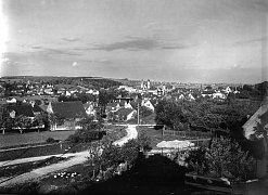 Blick von Stuttgarter Straße Richtung Stadt