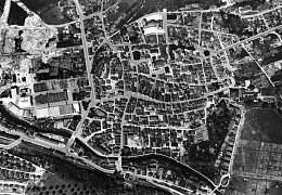 Senkrechtluftaufnahme von 1955