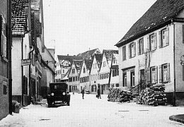 Obere Langestraße im Winter