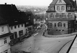 Blick zur Post und über den Postberg