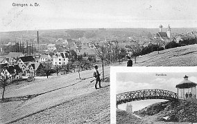 Blick über Giengen von 1910