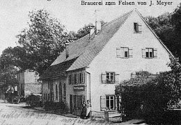 Postkarte Gasthaus Felsen von 1934