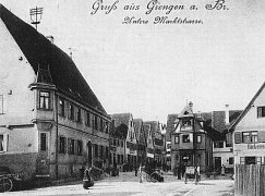 Blick von unterer Marktstraße nach oben