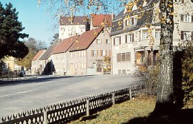 Schwibbogenplatz mit Blick in Burgstraße