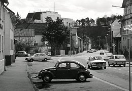 Blick auf Waldhornkreuzung in die Burgstraße