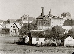 Panorama Malzfabrik Schlüsselbrauerei und Bäurle Villa