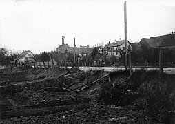 Leere Burgstraße von 1930