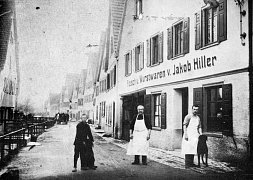 Metzgerei Jakob Hiller in der Lederstraße