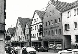 Blick in die mittlere Marktstraße Nr. 24 bis 32
