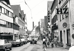 Blick in die Einkaufsmeile untere Marktstraße