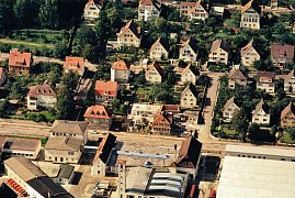 Luftaufnahme Memminger- Zeppelin- Hirsch- und Schillerstraße