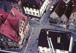 Blick vom Kirchturm auf die Langestraße