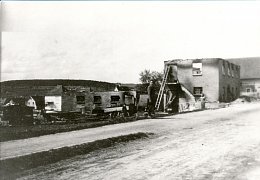 Reparaturen nach Panzerbeschuss am Schlüsselkeller