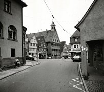 Postberg mit Blick auf den Rathausplatz