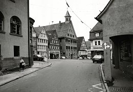 Postberg mit Blick auf den Rathausplatz