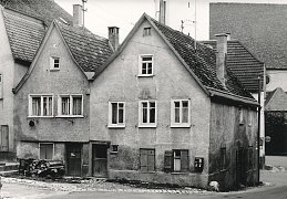 Rückseite der Häuser Ecke Langestraße Kirchgasse