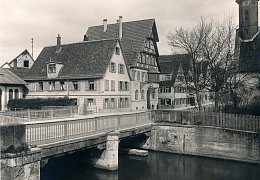 Blick auf die Spitalbrücke und Spitalstraße