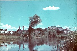 Seltenes Farbfoto des Brenzarms in den Lämmerwiesen