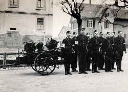 Feuerwehrübung der Hitlerjugend