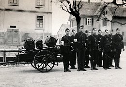 Feuerwehrübung der Hitlerjugend