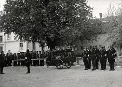 Antreten der Freiwilligen Feuerwehr