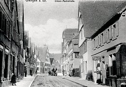 Blick die untere Marktstraße hinauf