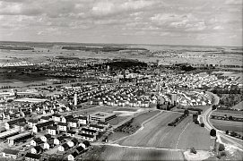 Luftaufnahme obere Südstadt Richtung Hohenmemmingen