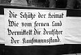 Das Schild mit dem Spruch