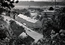 Blick auf die Bahnhofstraße bis Irpfel